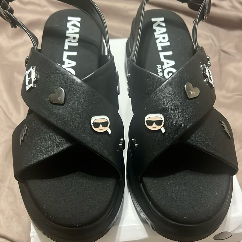 BN Karl Lagerfeld platform Sandals